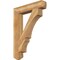 Ekena Millwork Balboa Craftsman Rough Sawn Bracket, Western Red Cedar, 6"W x 34"D x 46"H BKT06X34X46BOA04RWR - alternate 1